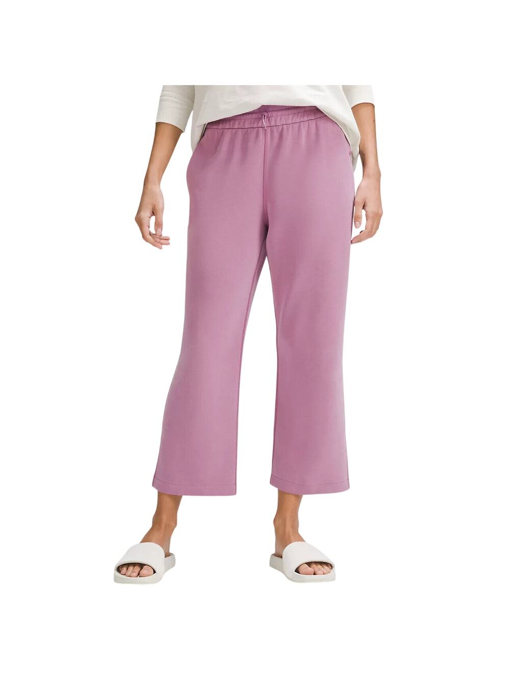 Lululemon Sleek Purple Softstreme Straight Leg Crop Pants Size 2